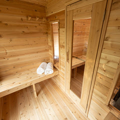 Canadian Timber Georgian Cabin Sauna with Changeroom