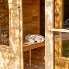 Canadian Timber Georgian Cabin Sauna with Changeroom