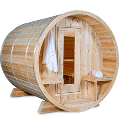 Canadian Timber 4-Person Serenity Barrel Sauna