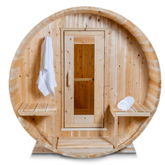 Canadian Timber 4-Person Serenity Barrel Sauna