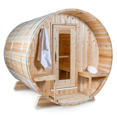 Canadian Timber 4-Person Serenity Barrel Sauna