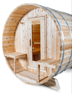 Canadian Timber 4-Person Serenity Barrel Sauna