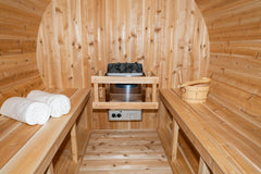 Canadian Timber 4-Person Serenity Barrel Sauna