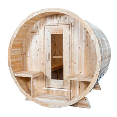 Canadian Timber 4-Person Serenity Barrel Sauna