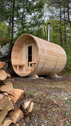 Canadian Timber 4-Person Serenity Barrel Sauna