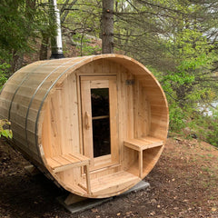 Canadian Timber 4-Person Serenity Barrel Sauna