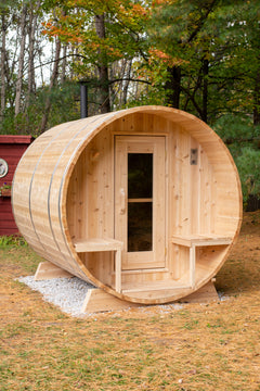 Canadian Timber 4-Person Serenity Barrel Sauna