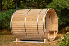 Canadian Timber 4-Person Serenity Barrel Sauna