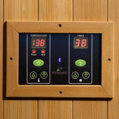 Golden Designs Low EMF 1-Person Dynamic "Gracia" Infrared Sauna with Hemlock Wood | Model: DYN-6119-01