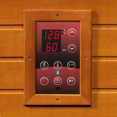 Golden Design Low EMF 2-Person Dynamic "Versailles" FAR Infrared Sauna with Hemlock Wood | Model: DYN-6202-03