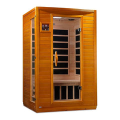 Golden Design Low EMF 2-Person Dynamic "Versailles" FAR Infrared Sauna with Hemlock Wood | Model: DYN-6202-03