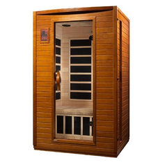 Golden Design Low EMF 2-Person Dynamic "Versailles" FAR Infrared Sauna with Hemlock Wood | Model: DYN-6202-03