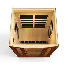 Golden Design Low EMF 2-Person Dynamic "San Marino" FAR Infrared Sauna with Hemlock Wood | Model: DYN-6206-01