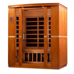 Golden Design Low EMF 3-Person Dynamic "Bellagio" Infrared Sauna with Hemlock Wood | Model: DYN-6306-02