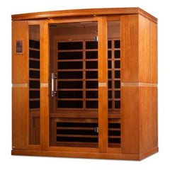 Golden Design Low EMF 4-Person Dynamic "Bergamo" Infrared Sauna with Hemlock Wood | Model: DYN-6440-01