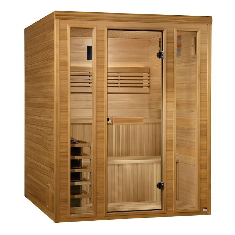 Golden Designs Traditional Sauna 6-Person w/ Pacific Premium Clear Cedar | 