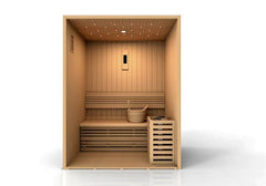 Golden Designs Steam Sauna 2-Person "Sundsvall Edition" Steam Sauna - Canadian Red Cedar Traditional Sauna | Model: GDI-7289-02