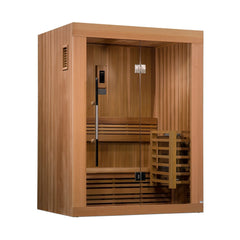 Golden Designs Steam Sauna 2-Person "Sundsvall Edition" Steam Sauna - Canadian Red Cedar Traditional Sauna | Model: GDI-7289-02