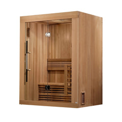 Golden Designs Steam Sauna 2-Person "Sundsvall Edition" Steam Sauna - Canadian Red Cedar Traditional Sauna | Model: GDI-7289-02