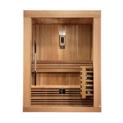 Golden Designs Steam Sauna 2-Person "Sundsvall Edition" Steam Sauna - Canadian Red Cedar Traditional Sauna | Model: GDI-7289-02