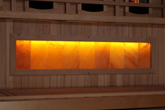 Golden Designs Near Zero EMF 4-Person Full Spectrum PureTech™ Infrared Sauna with Himalayan Salt Bar | Model: GDI-8040-03