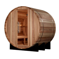 Golden Designs "St. Moritz" 2-Person Barrel Traditional Outdoor Steam Sauna -  Pacific Cedar