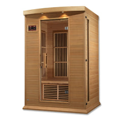 Golden Design Maxxus "Toulouse" Low EMF FAR Infrared Sauna 2-Person w/ Hemlock Wood | Model: MX-K206-01