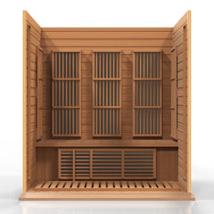 Golden Design Low EMF 3-Person Maxxus FAR Infrared Sauna with Red Cedar Wood | Model: MX-K306-01 CED