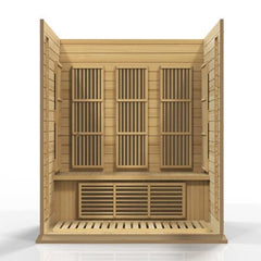 Golden Design Low EMF 3-Person Maxxus FAR Infrared Sauna with Hemlock Wood | Model: MX-K306-01