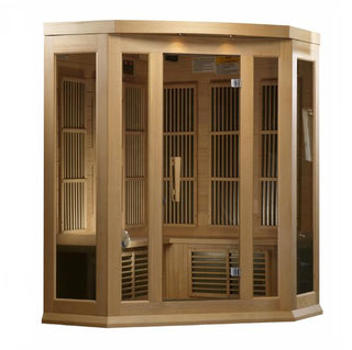 Golden Design Low EMF 3-Person Maxxus FAR Infrared Sauna Corner...