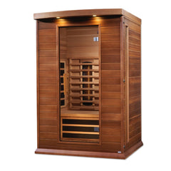 Golden Designs Near Zero EMF 2-Person Maxxus Full Spectrum FAR Infrared Sauna with Red Cedar Wood | Model: MX-M206-01-FS CED