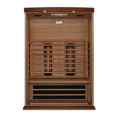 Golden Designs Near Zero EMF 2-Person Maxxus Full Spectrum FAR Infrared Sauna with Red Cedar Wood | Model: MX-M206-01-FS CED